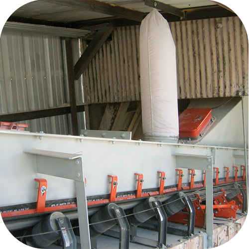 Dust Bag Inflated Silica Page Rounded Square