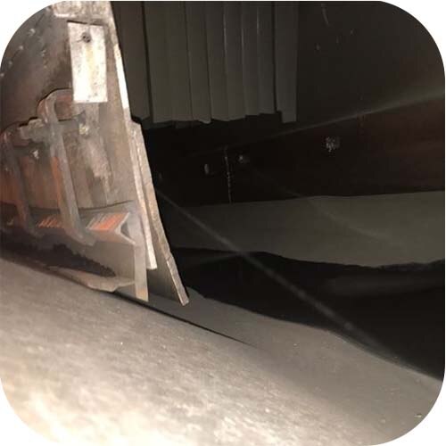 Dust Curtain Rounded Thumb